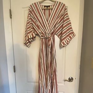 BCBG striped maxi dress